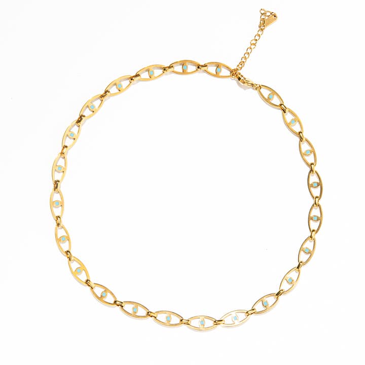 Evil Eye Choker Halskette für den Großhandel von Bjoo Boutique