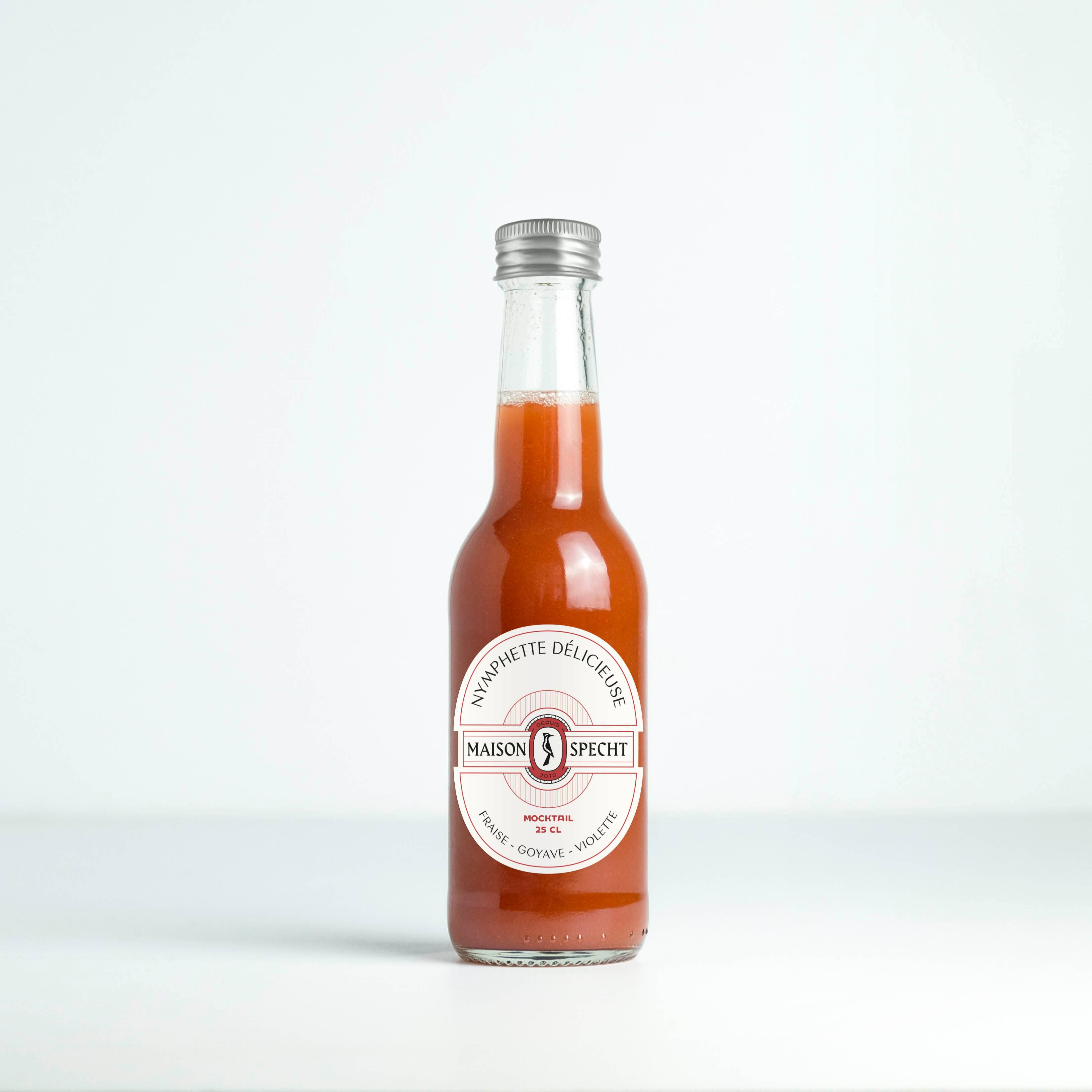Maison Specht - Vendita all'ingrosso Aperitivo/Cocktail analcolico - Nymphette Delicious - Fragola, guava e viola