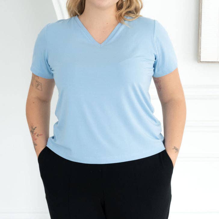 Encircled - Wholesale T-Shirt - Women's - The Going Places V-Neck Tee9