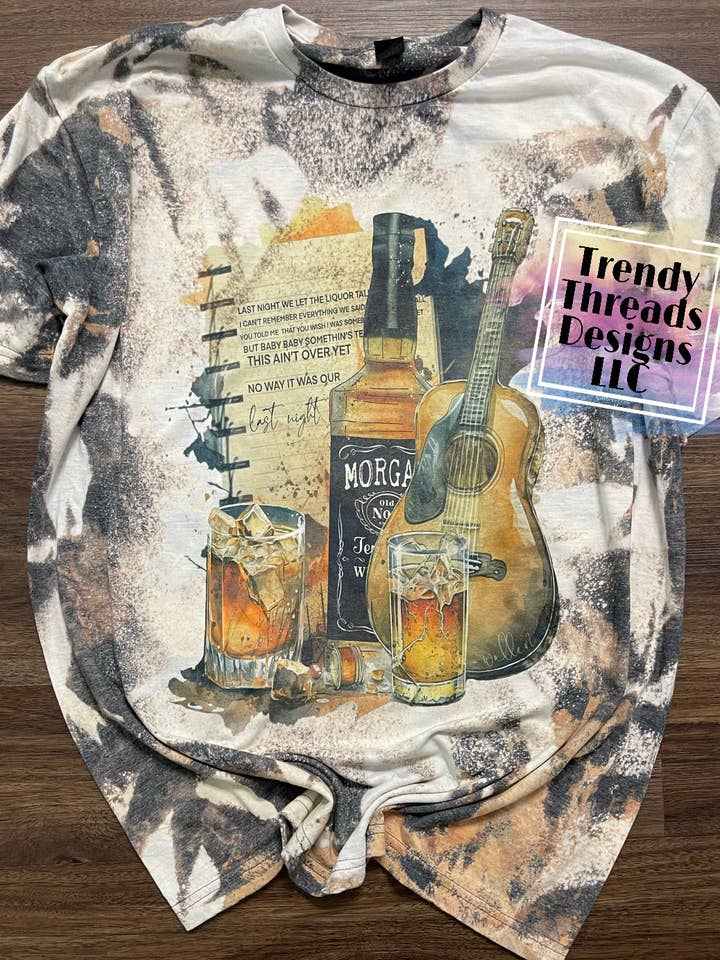 Chemise de nuit MW | Country pour la vente par Trendy Threads Designs LLC