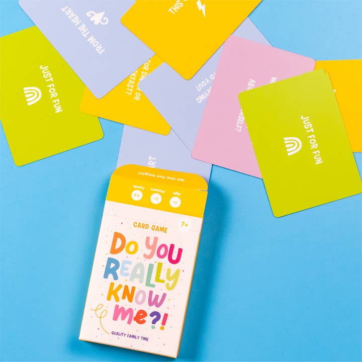 Explore. Learn. Observe. - Wholesale Card Game - Do You Really Know Me?! | Family Conversation Card Game5
