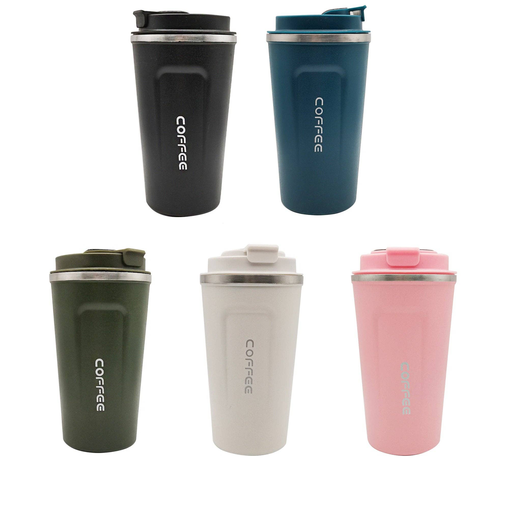 ASSORTED Simple Coffee Tumbler SS3320-24 (5PC) for wholesale on Faire0