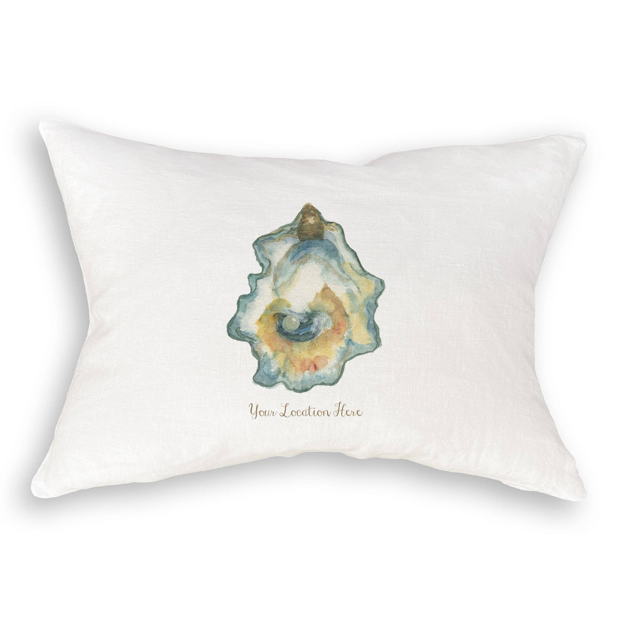 French Graffiti - Wholesale Tea Towel - Watercolor Oyster with Location9