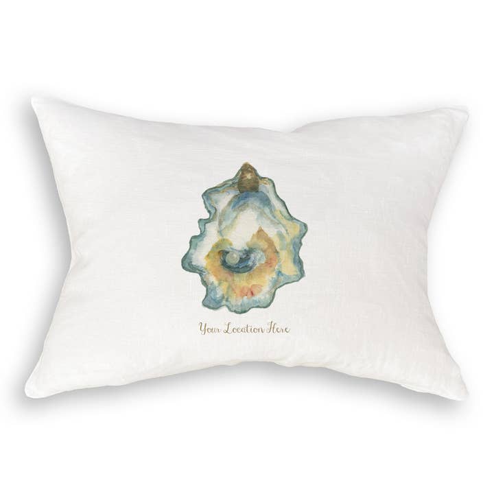 French Graffiti - Wholesale Tea Towel - Watercolor Oyster with Location9