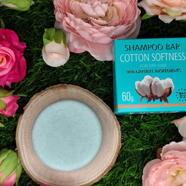 Solid Shampoo, Dry Hair, Cotton 60 g for wholesale by Con Le Stelle