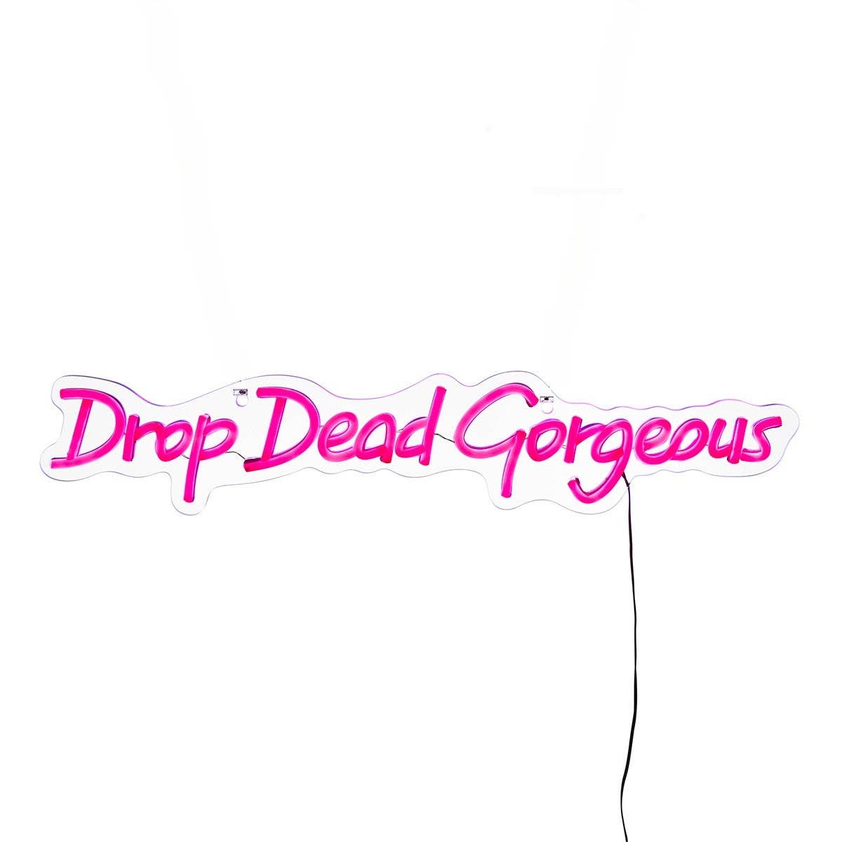 Amber Bright Creations – wholesale Neon sign – Drop Dead Gorgeous LED Neon Wall Sign3