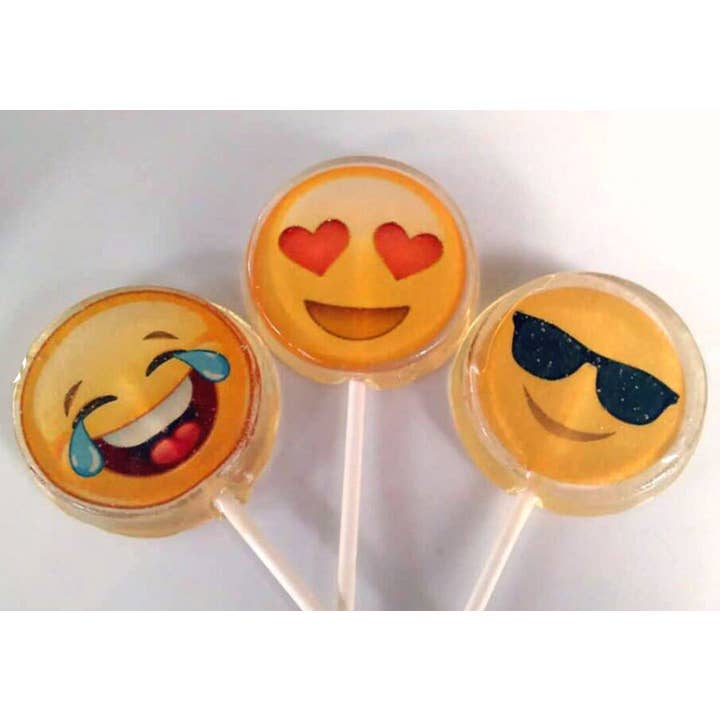 Homespun Parties - Wholesale Lollipop - Emoji Lollipops, Trending Social Media Style