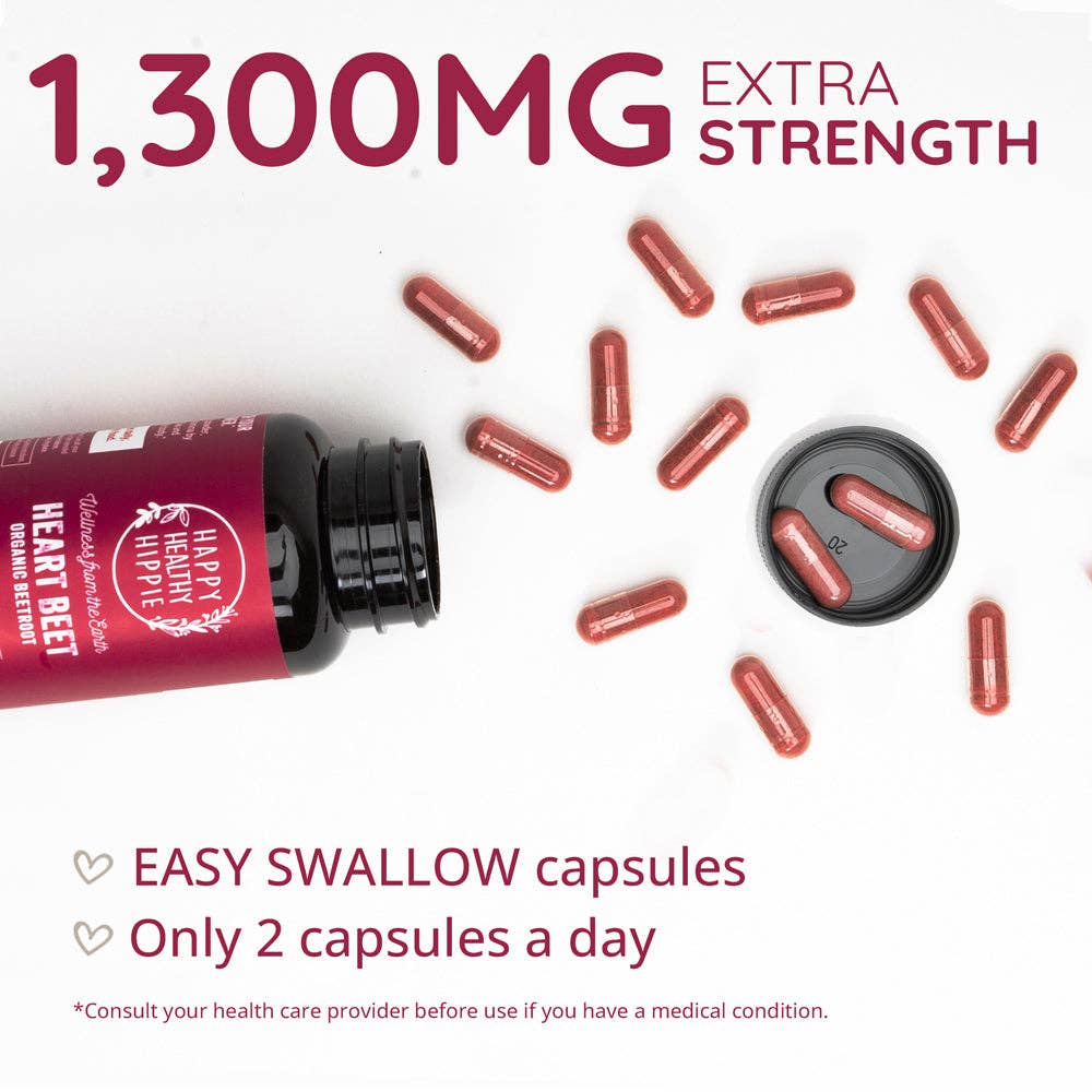 Happy Healthy Hippie - Wholesale Oral Supplement/Vitamin - Organic Beet Root Capsules5