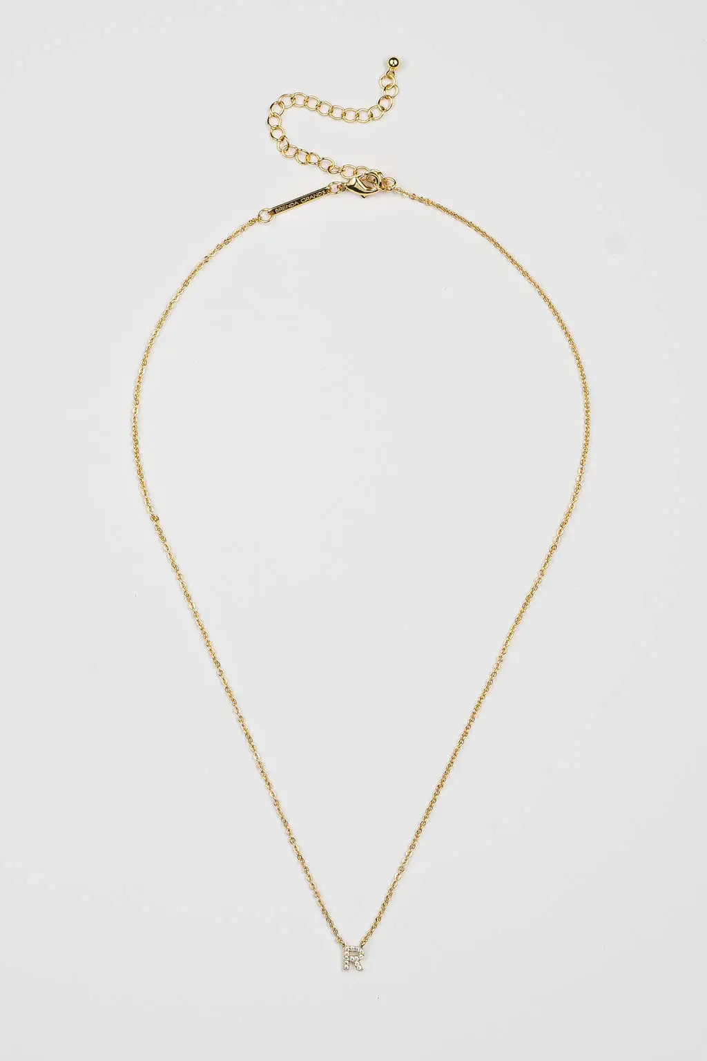 Brenda Grands Jewelry - Wholesale Jewelry Set - 18K Gold Dainty Shiny Initial Necklace - Set of 1633