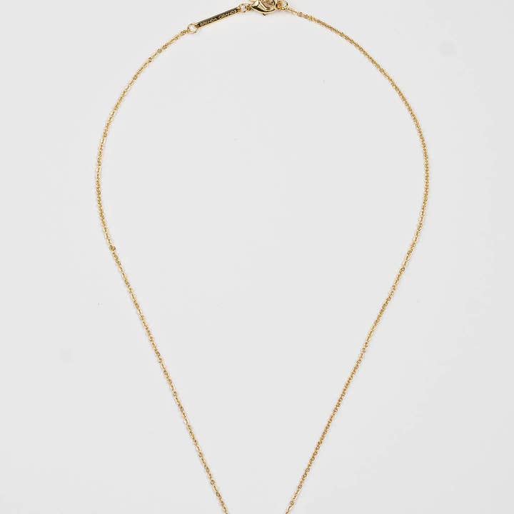 Brenda Grands Jewelry - Wholesale Jewelry Set - 18K Gold Dainty Shiny Initial Necklace - Set of 1633