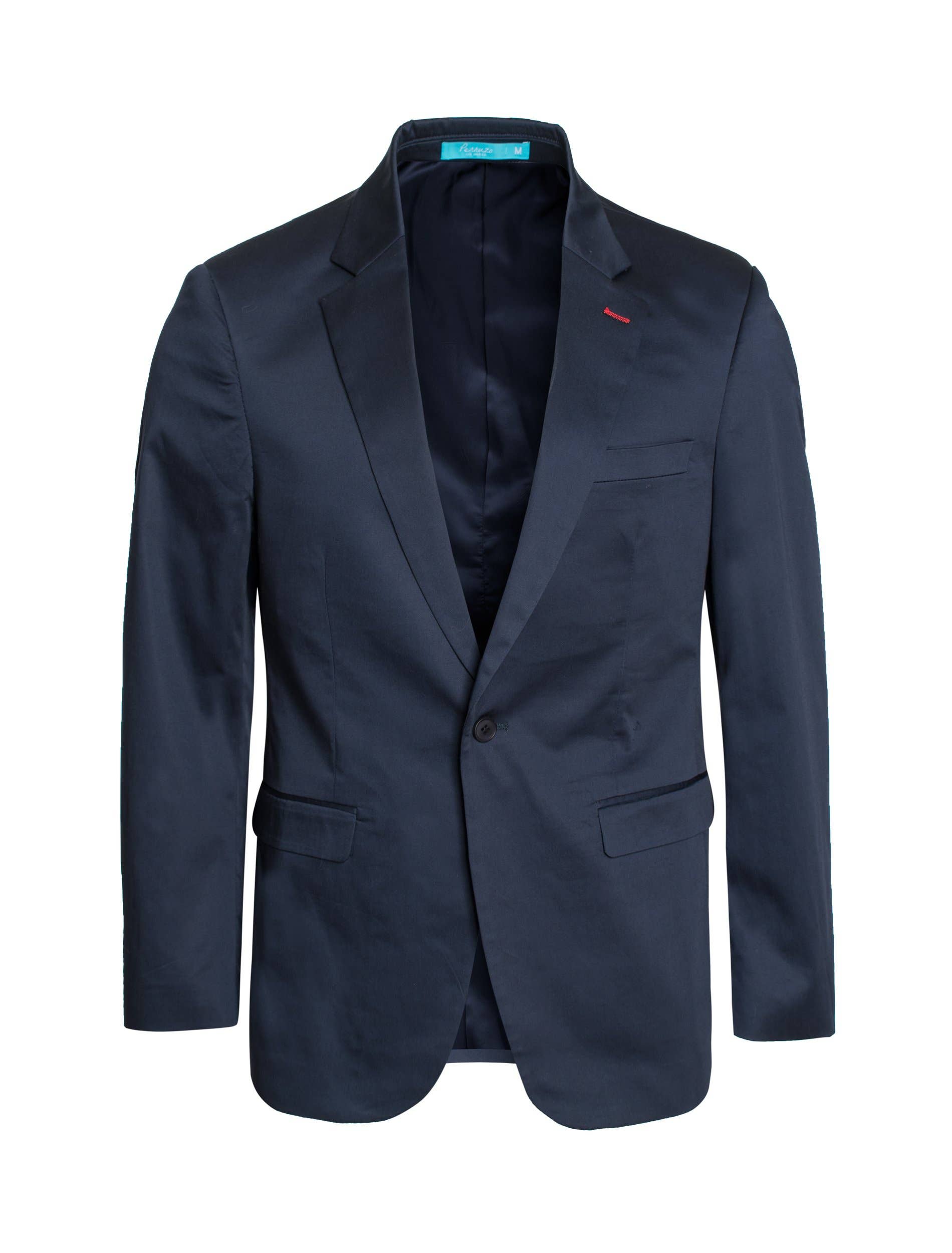 Perruzo - Vendita all'ingrosso Blazer - Uomo - Blazer 9010 Navy Cotone Stretch Fashion (1720)