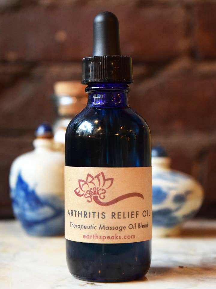 Huile de massage anti-arthrite pour la vente par Earth Speaks