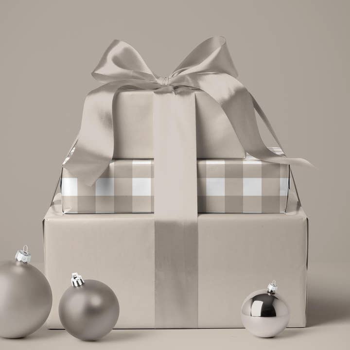 Beige Solid Color Wrapping Paper Made To Order for wholesale by SB Paperie