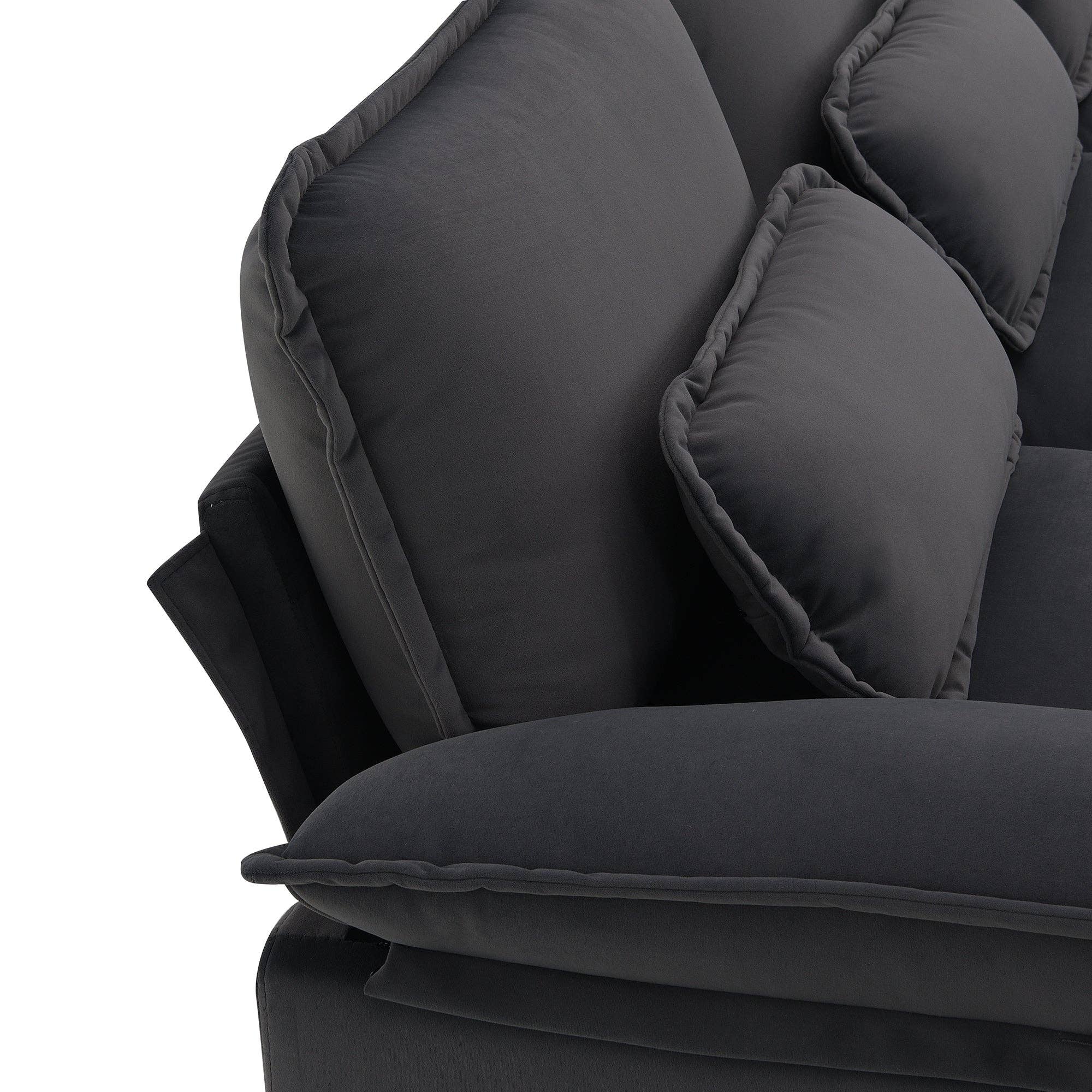 39F Inc. - Wholesale Sofa - 109.8" U-shaped Sectional Sofa with Chaise & Waist Pillows16