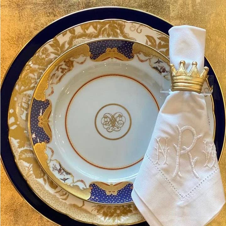 Kings Crown Napkin Rings for wholesale by Southern Tribute