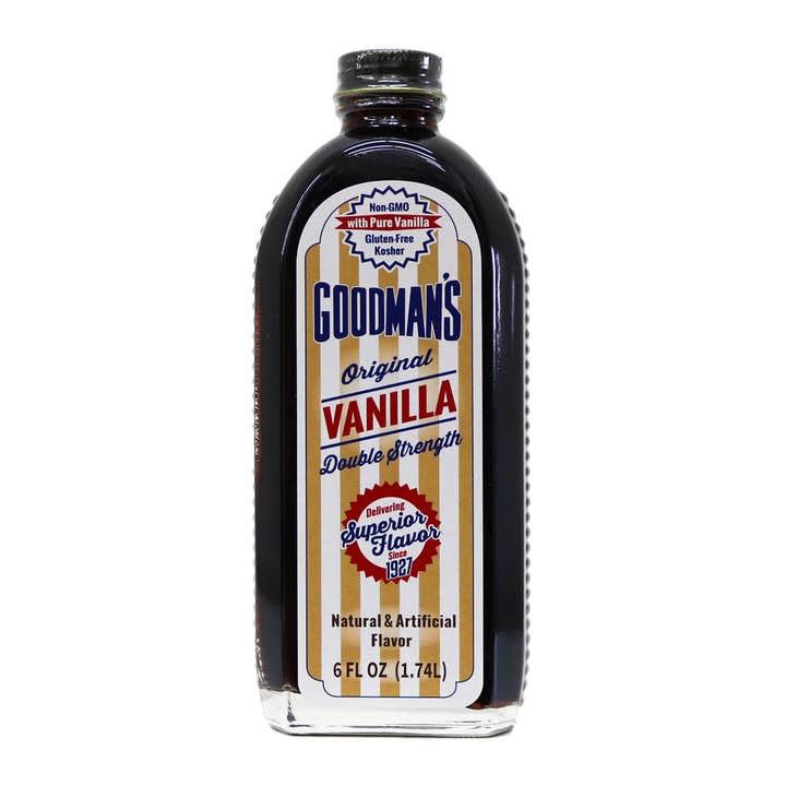 Goodman's - Wholesale Vanilla/Fruit Extract - Goodman's Vanilla Original Nat & Art 6oz
