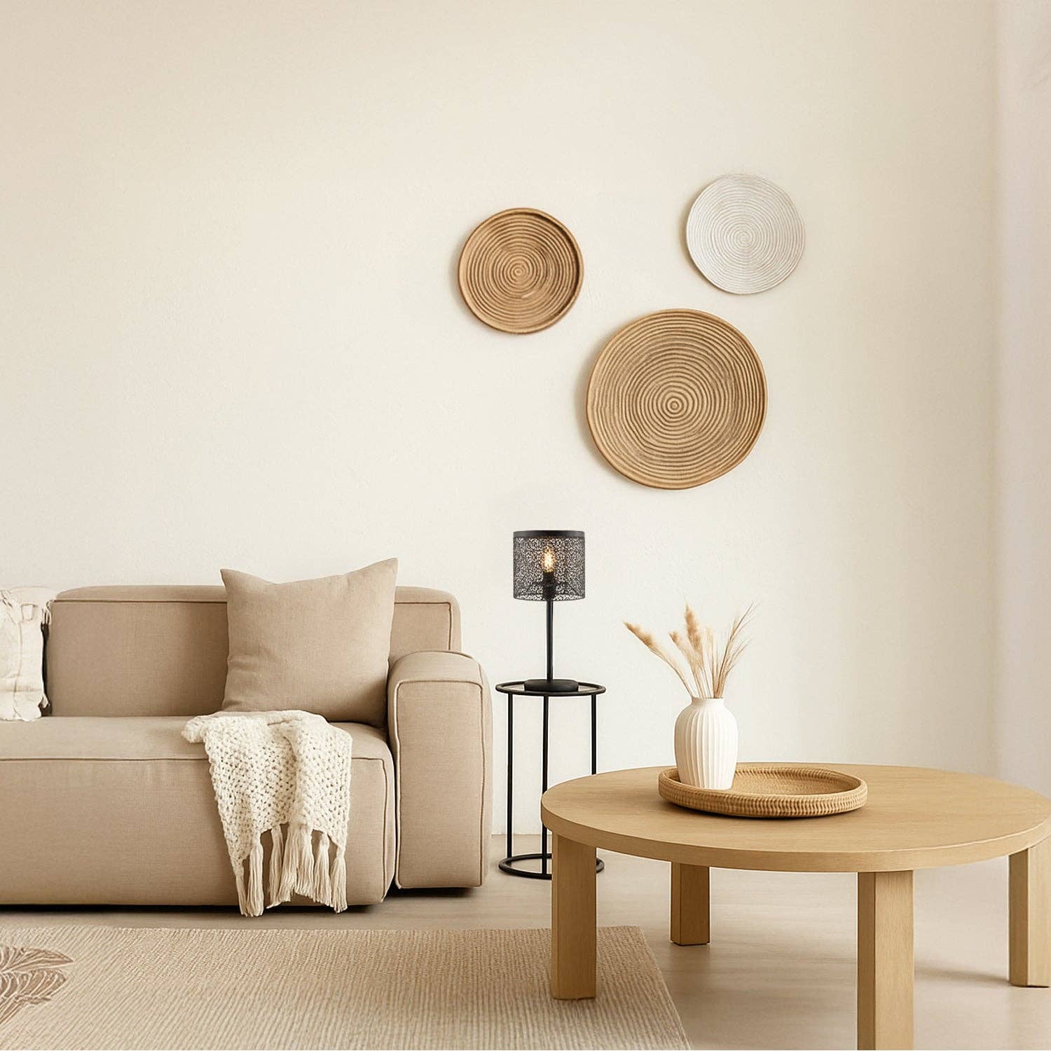 Happy Homewares - Wholesale Accent/Desk Lamp - Classic Chic Moroccan Themed Matte Black Table Lamp with Inline Switch6