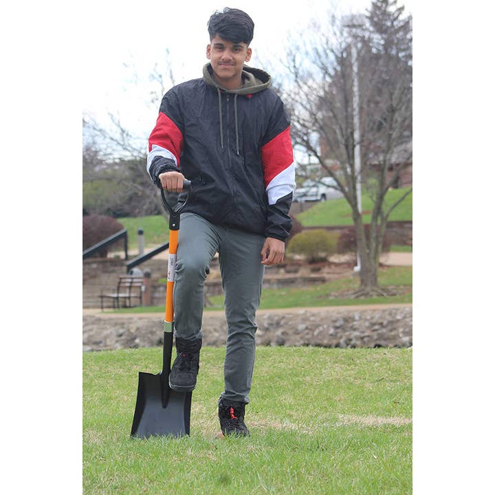 Ashman Online - Wholesale Garden Tool - Ashman Square Shovel (Large) – (6 Pack)– 41 Inches Long D Grip with Durable Handle – Premium Quality Multipurpose Orange Square Shovel with Strong.2