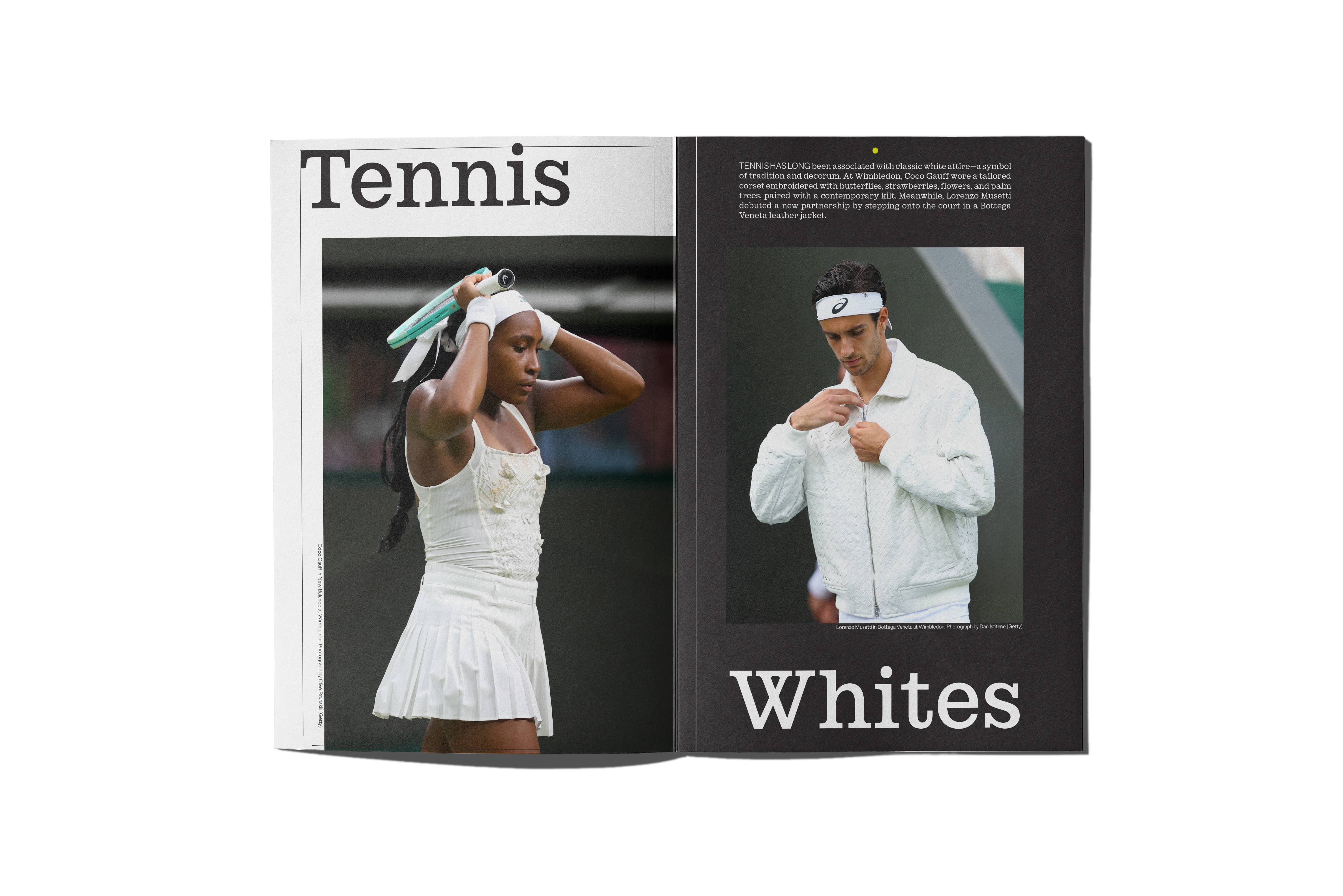 Tennis In Photographs - Wholesale Book - Adult - Tennis In Photographs "The Style Issue" Magazine1