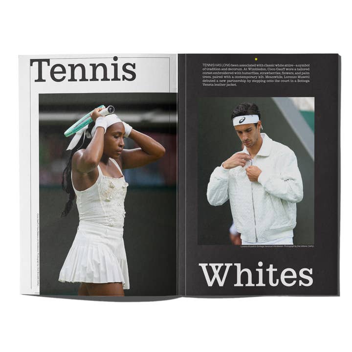 Tennis In Photographs - Wholesale Book - Adult - Tennis In Photographs "The Style Issue" Magazine1