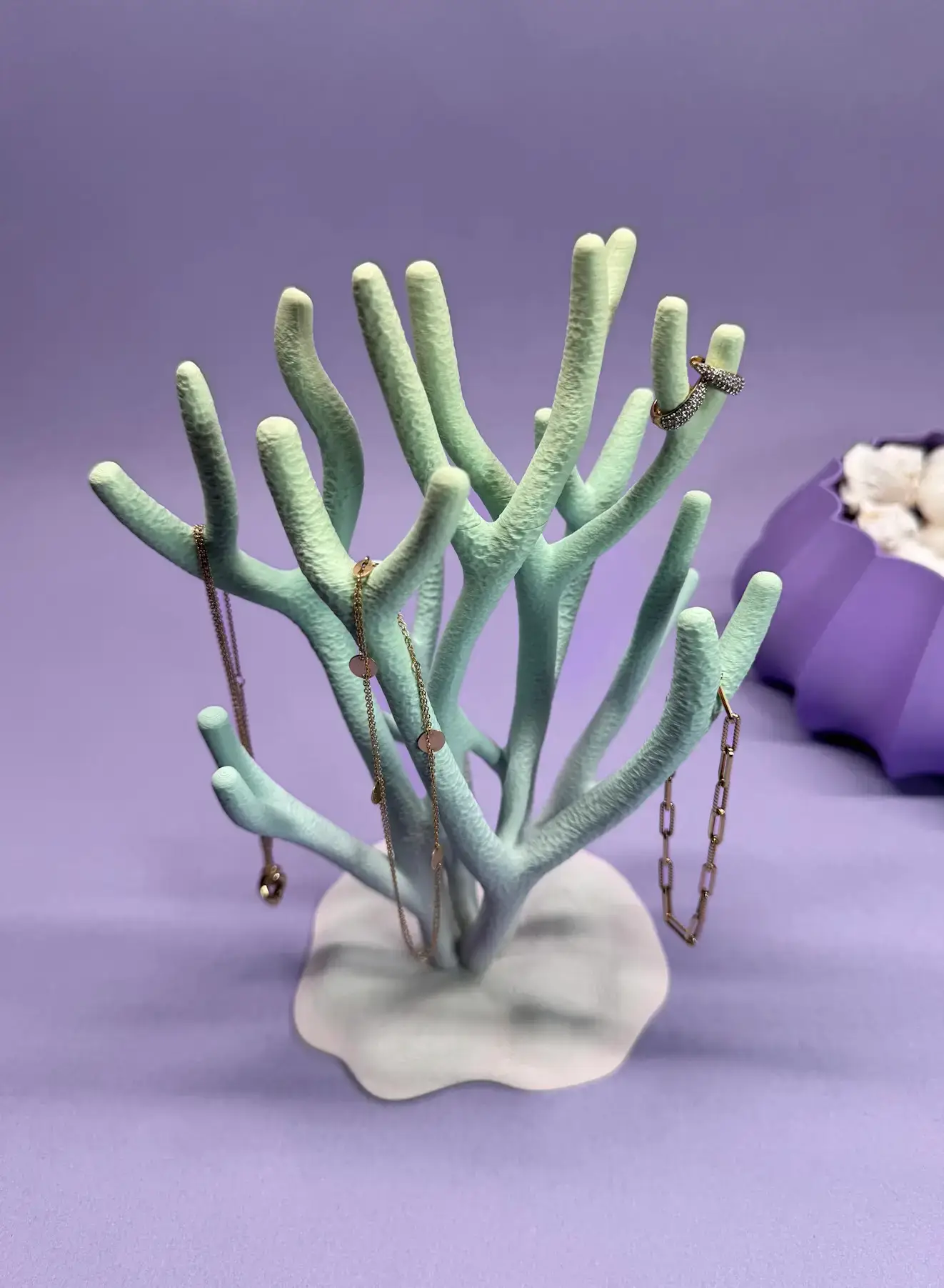 Roomberry - Vendita all'ingrosso Espositori e vetrine per gioielli - Portagioie a forma di corallo per collane, orecchini e elastici per capelli3