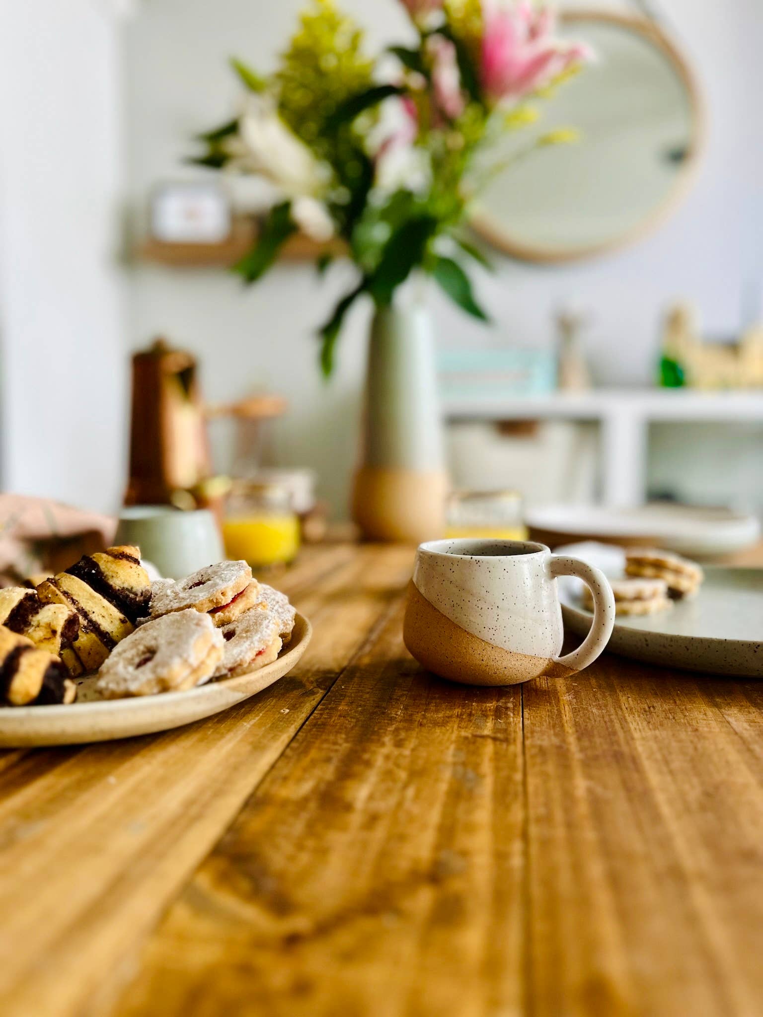 Hands On Ceramics - Wholesale Coffee Mug - Handmade Espresso Mug/Tea Cup with handle- 4 ounces7