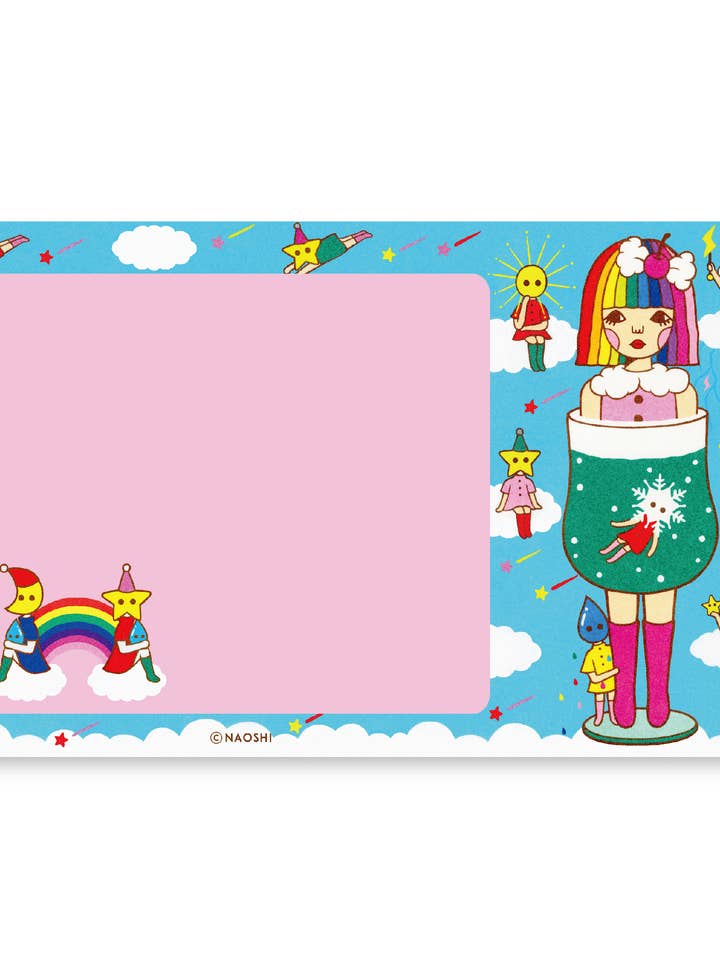 Bloc-notes -Fille au soda à la crème de melon- pour la vente par Naoshi