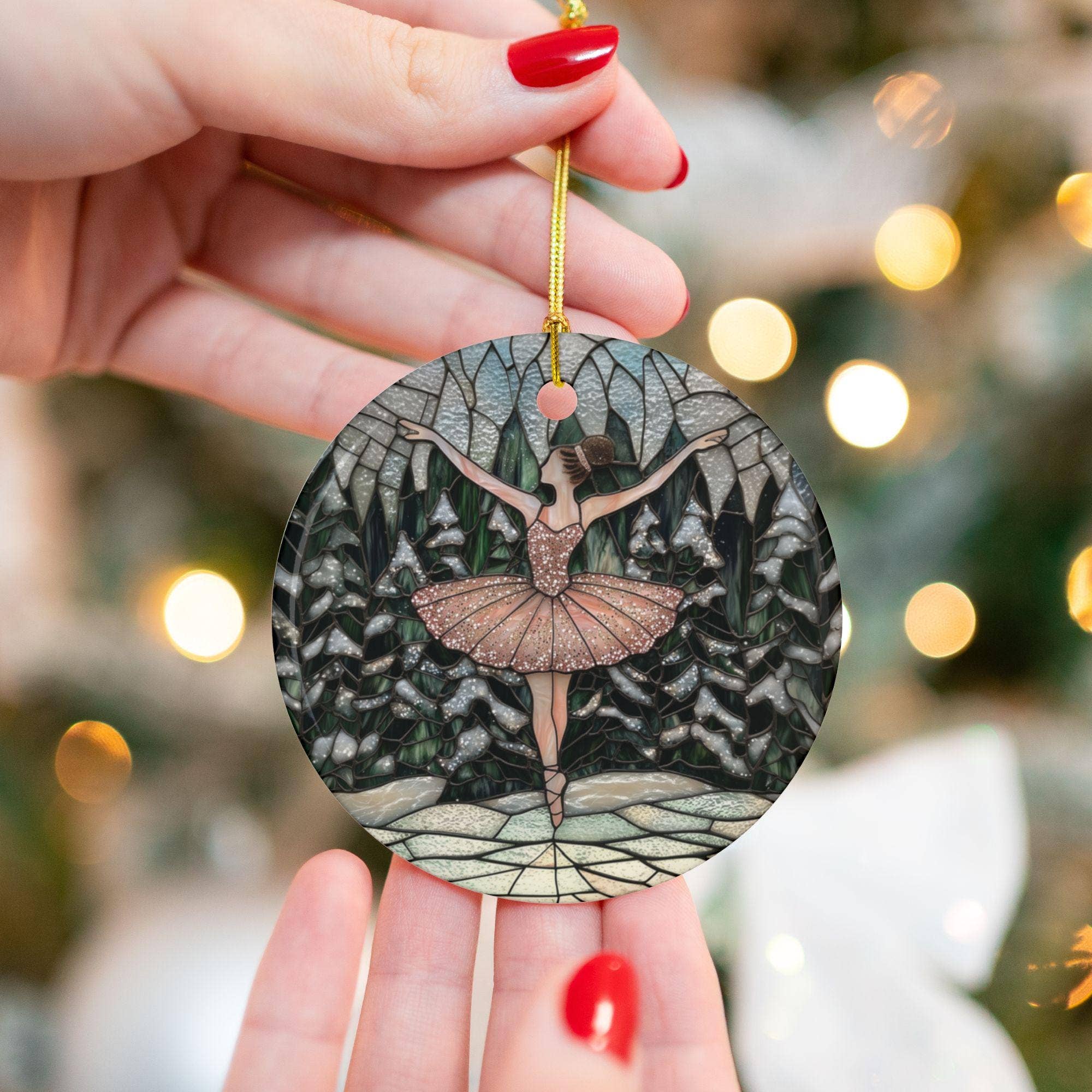 TMLECOM LTD – wholesale Ornament – Ballerina Christmas Ornament, Dance Ornament, Ballet Gift1