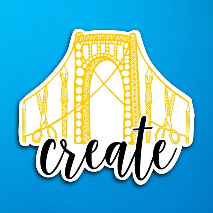 Create Pittsburgh Sticker for wholesale by Zenspire Designs