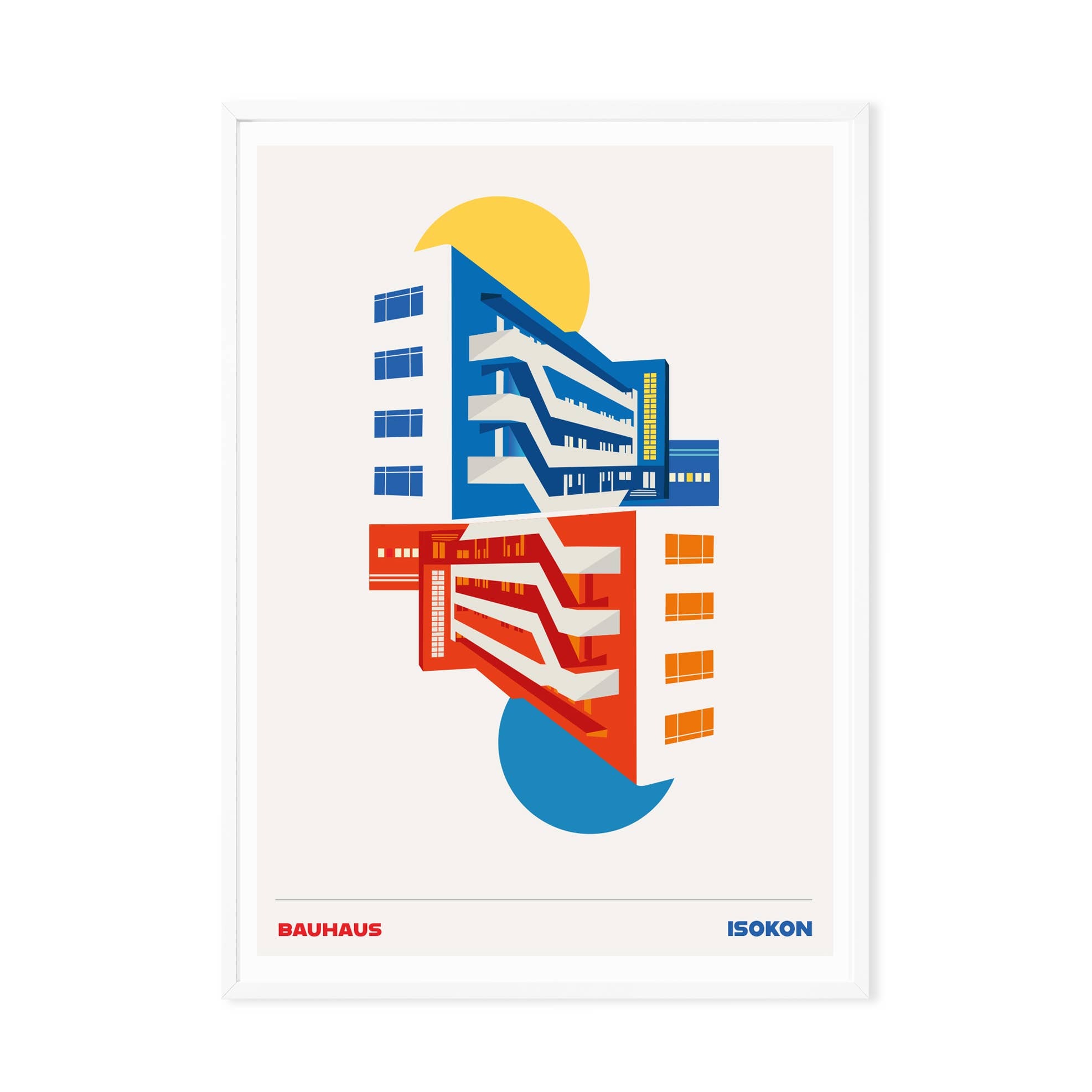 EYE FOR LONDON PRINTS - Venta al por mayor Ilustración - Reproducción de arte Isokon Building London Bauhaus1