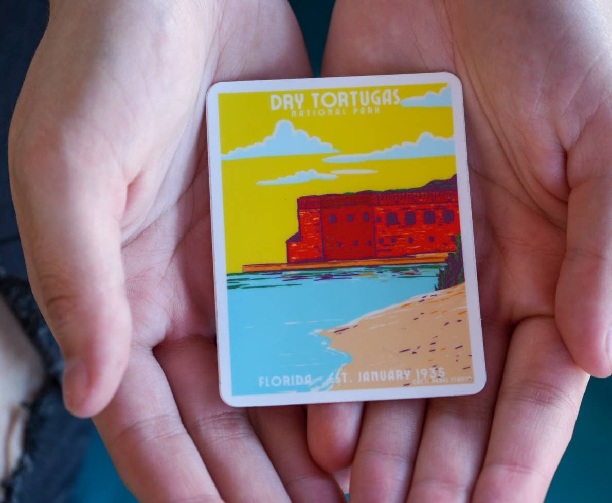 Cacti Rebel - Wholesale Sticker - Dry Tortugas National Park Whimsical Sticker3