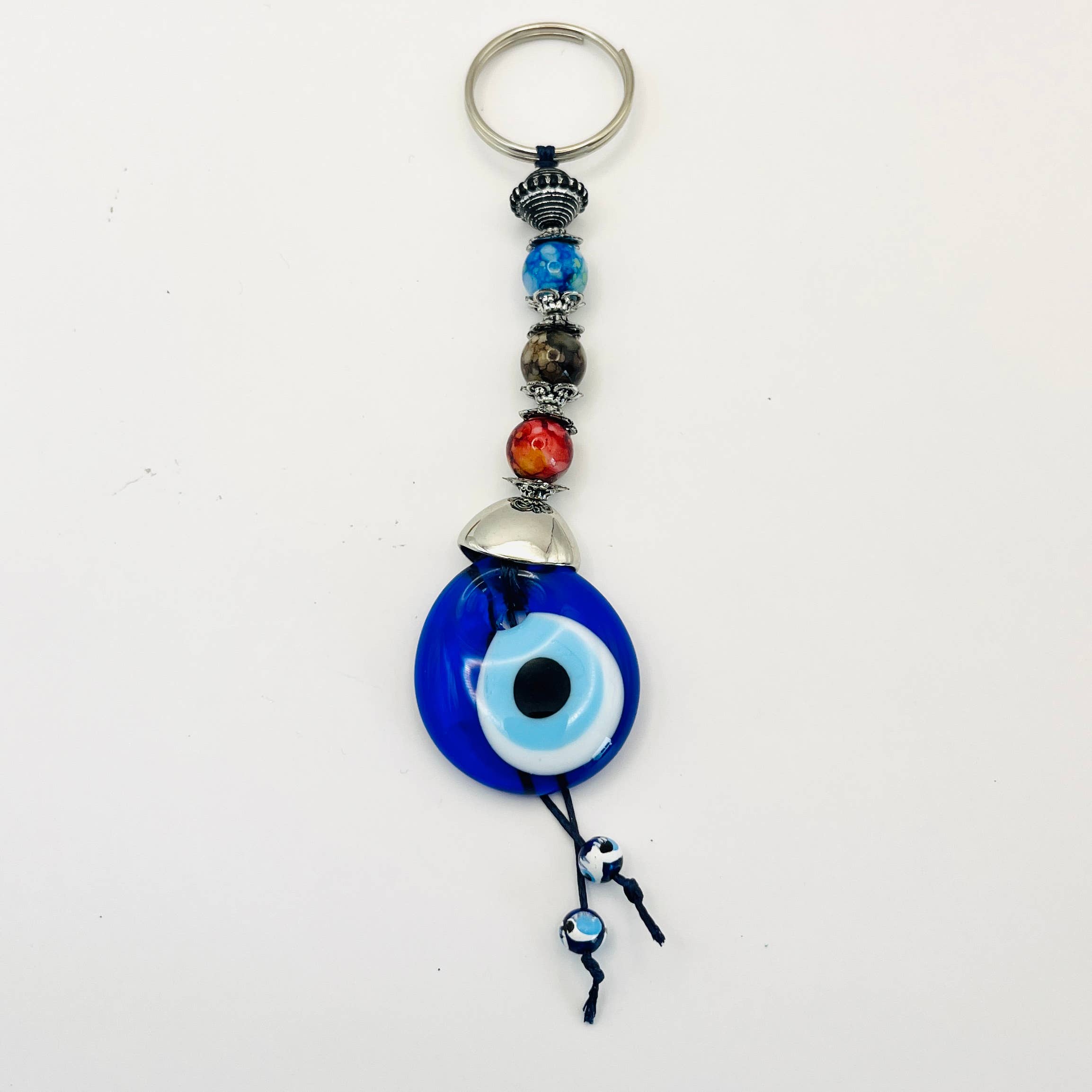 Loli - Wholesale Keychain - Women's - Handmade Three Stones Keychain - Turkish Craftsmanship0