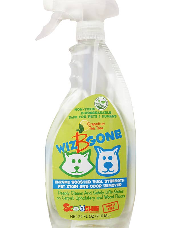 22 Ounce Wiz B Gone Stain and Odor Remover for wholesale by Scoochie Pet Products