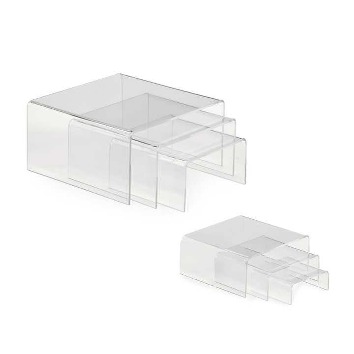 Tripar International - Wholesale Desk Riser - Clear Acrylic Low Profile Risers