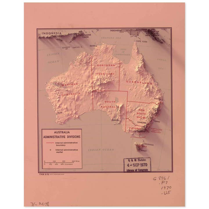 Australia for wholesale by Scott Reinhard Maps