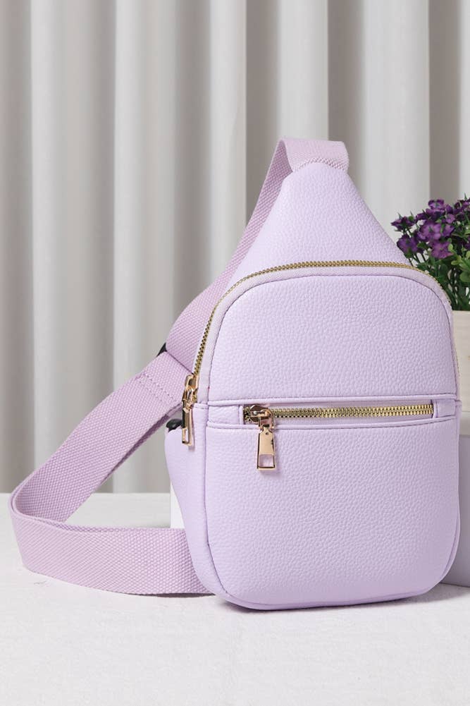 Hana – Engroshandel Crossbodytaske - Dame – Solid PU slynge taske25