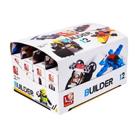 Texas Toy Distribution - Wholesale Building Set - Kids - Builder Master, 12pcs in One Display Building Bricks 323 Pcs1