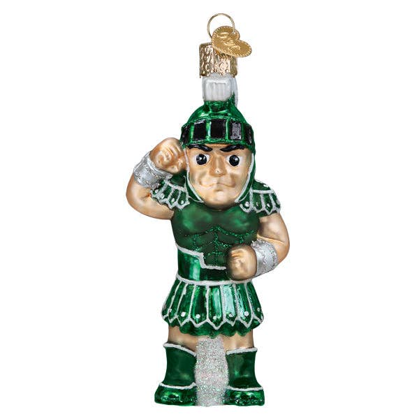 Old World Christmas - Wholesale Ornament - Michigan State Sparty Ornament1