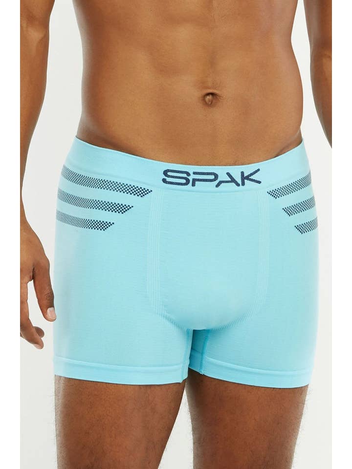 Lingerie Mart - Wholesale Underwear - Men's - Spak Men’s Seamless Boxer Briefs MSP0197