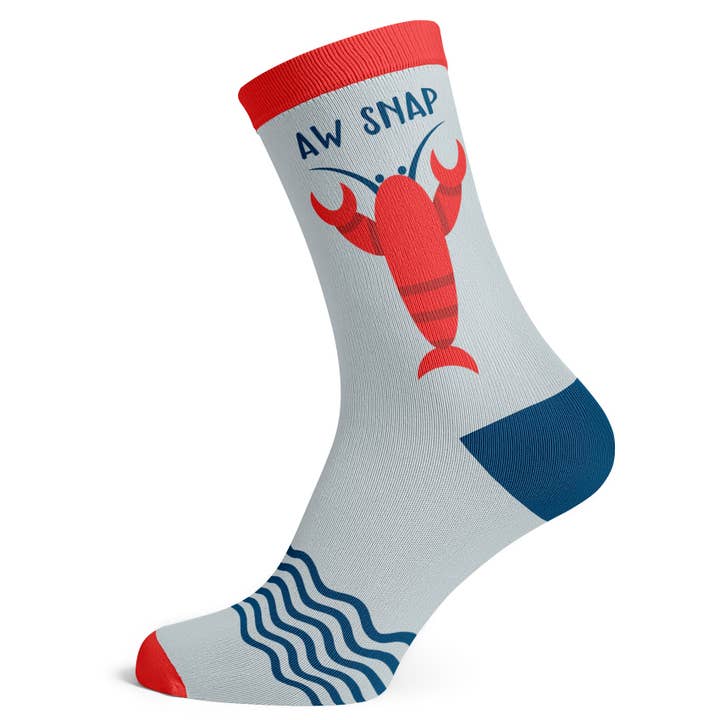 Socks To Be You - Wholesale Socks - Unisex - Aw Snap Lobster Socks