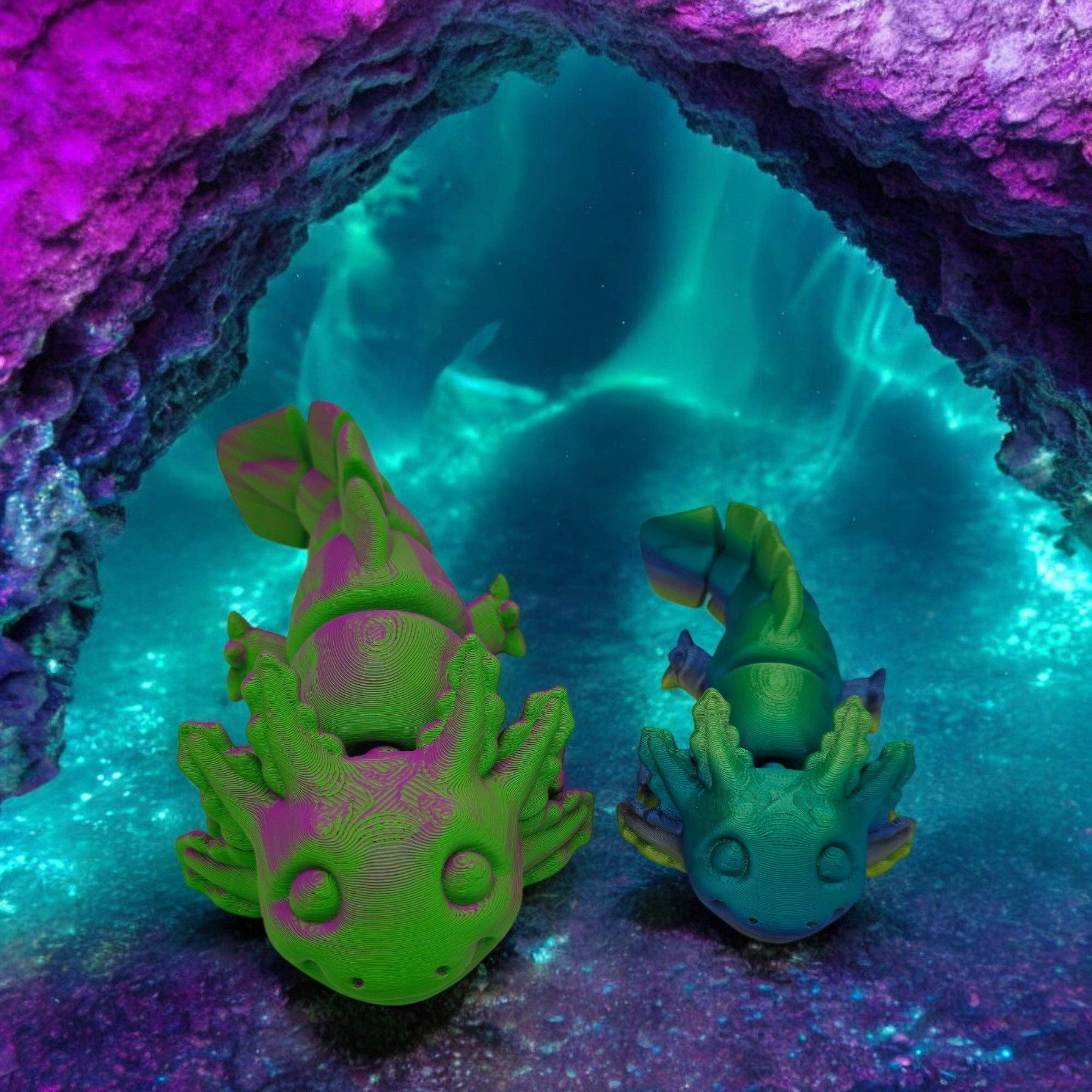 Fantasy Pets - Wholesale Decorative Figurine - Waddle Axolotl7