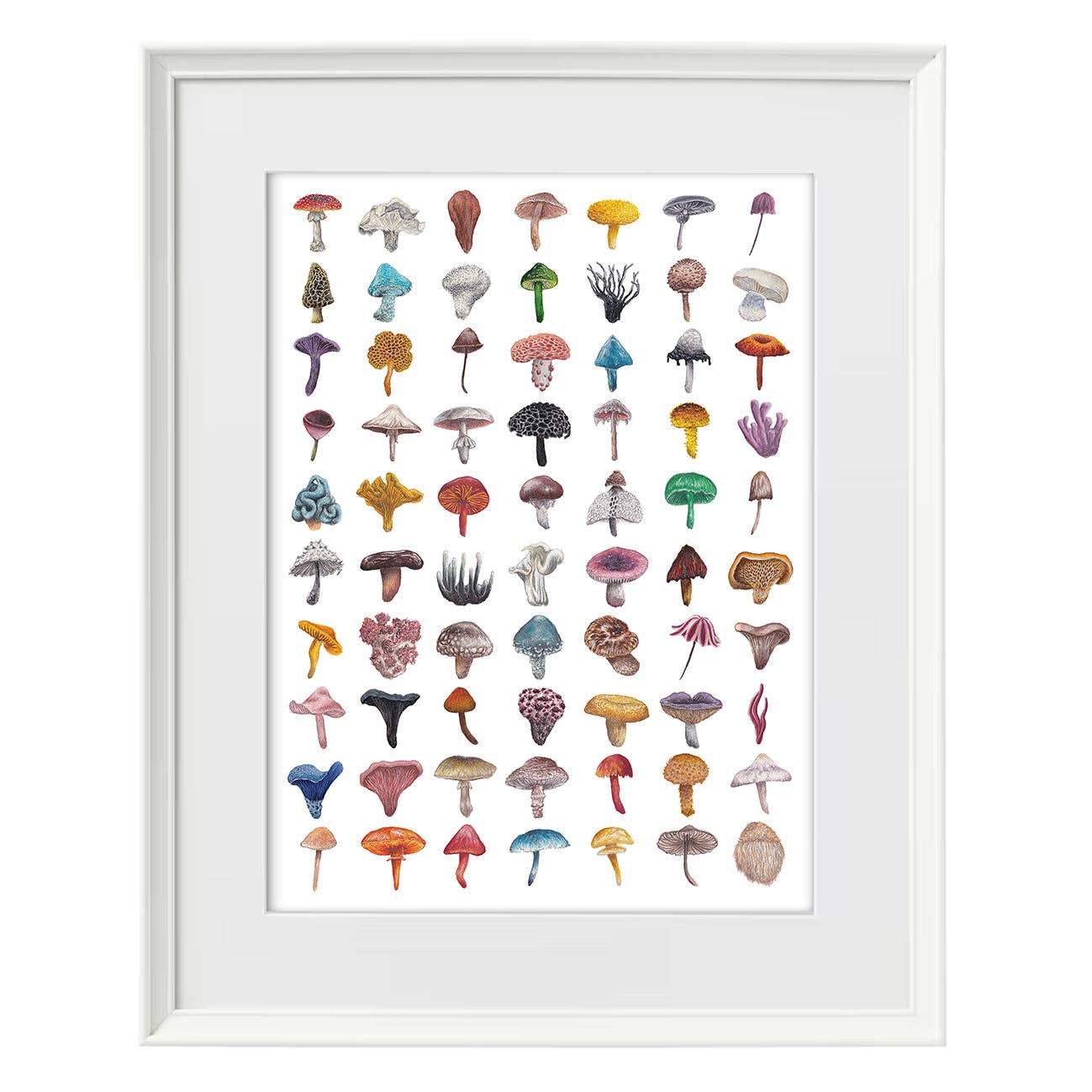 Lucy Locks Art - Wholesale Art Print - Mushroom A3 Print4