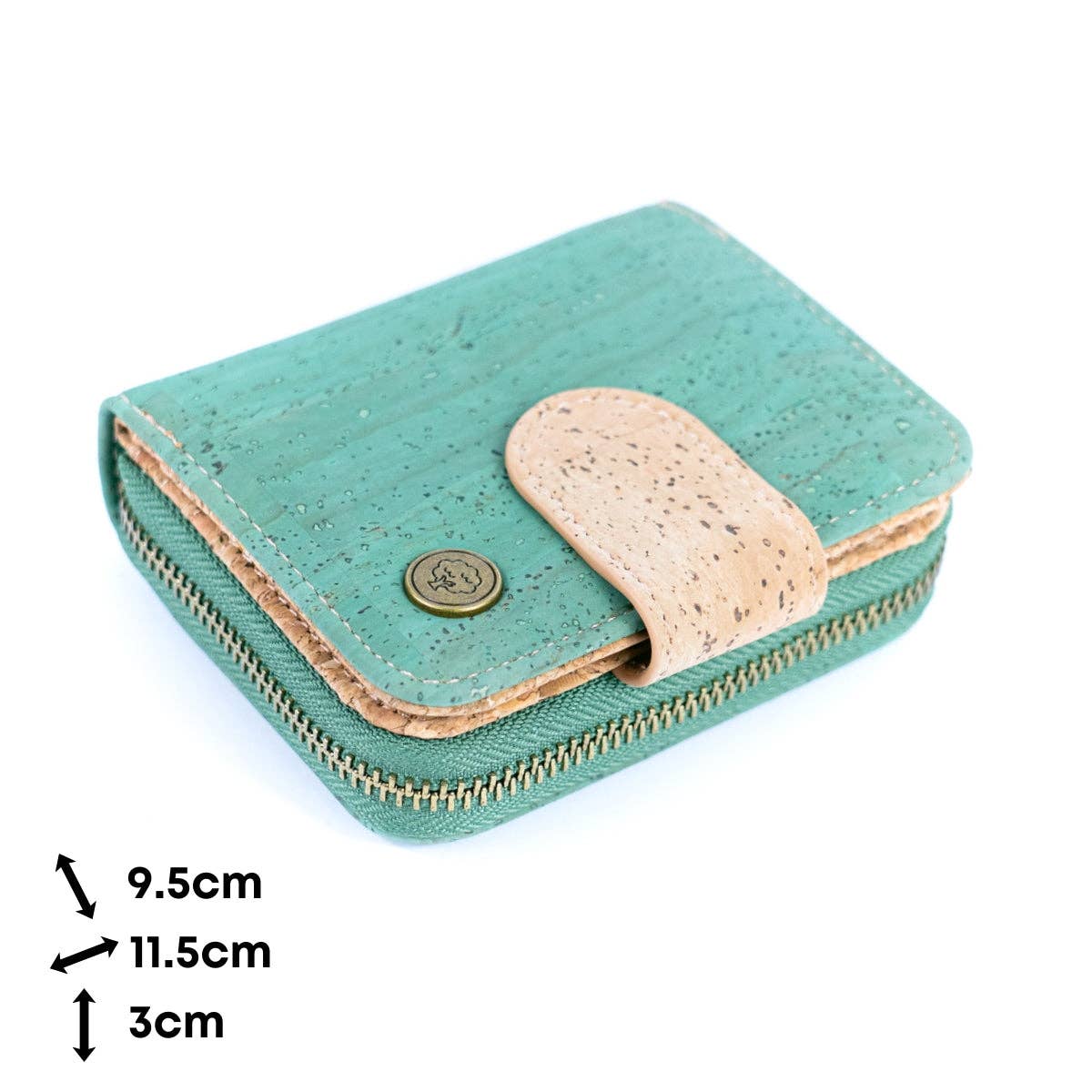Meninas Bonitas Cork - Wholesale Wallet - Women's - Stylish Solid-Color Cork Women's Short Wallet BAG-235316