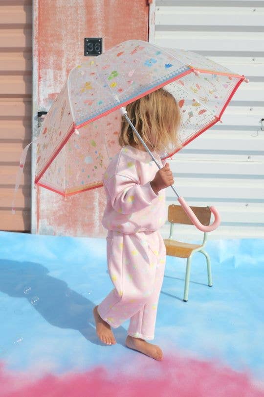 Ayuna - Wholesale Top & Pant Set - Kids - Oversized Lightly Cropped Cotton Set - Bubbles