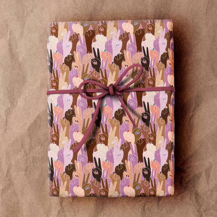 Femme Wrapping Paper Sheet for wholesale by Mother of the Moon