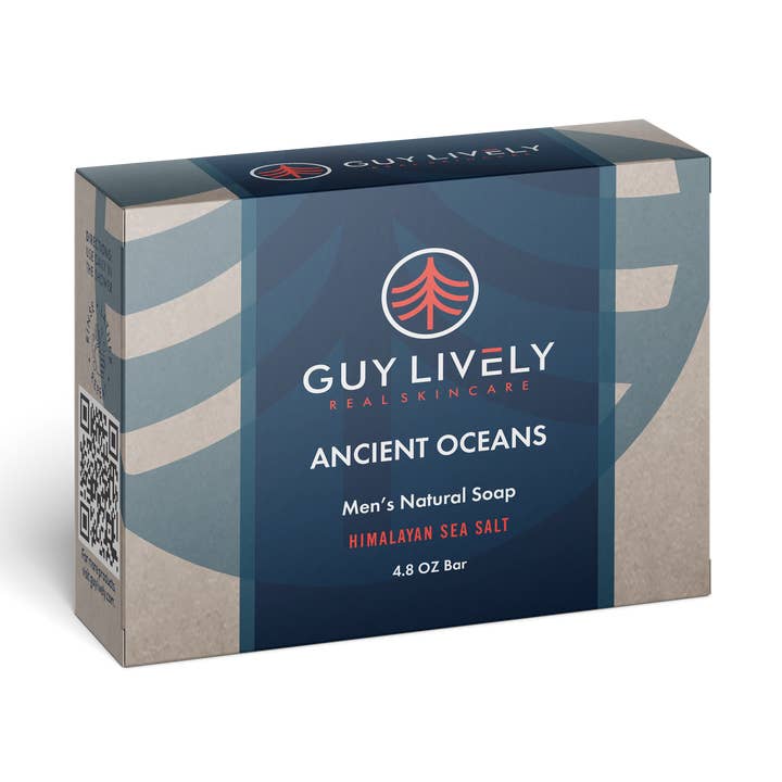 Natürliche Seife für Herren — Ancient Oceans, 4,8 oz, 1 Stück für den Großhandel von Guy Lively