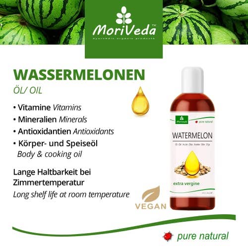 AMTEC Trading GmbH - Wholesale Bath/Body Oil - MoriVeda® watermelon seed oil cold pressed1