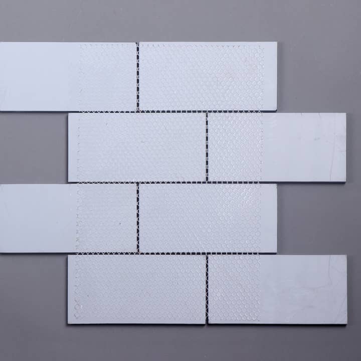 WS Tiles - Vente Carrelages muraux - Carreau de mosaïque en verre de 3" x 6", dosseret pour cuisine et salle de bain - 5 pieds carrés par carton49