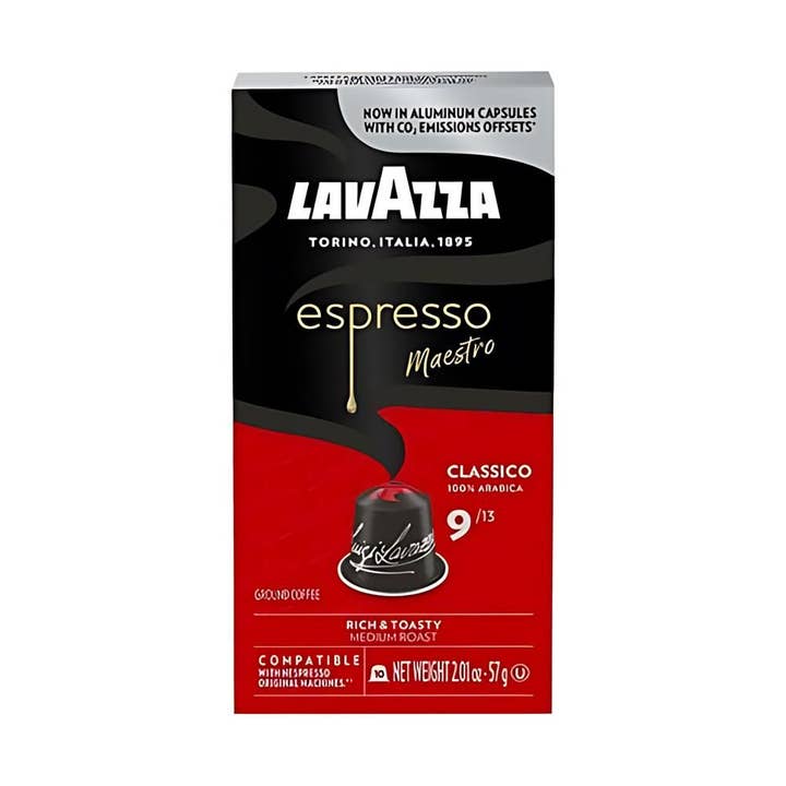 Lavazza Espresso Classico Nespresso Capsules 10ct for wholesale by Enjoy Better Coffee & Tea