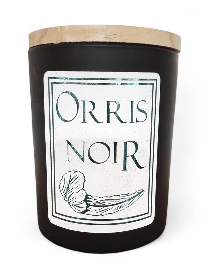 Orris Noir Soothing Lotion Massage Candle for wholesale by Comfy Cozy Home